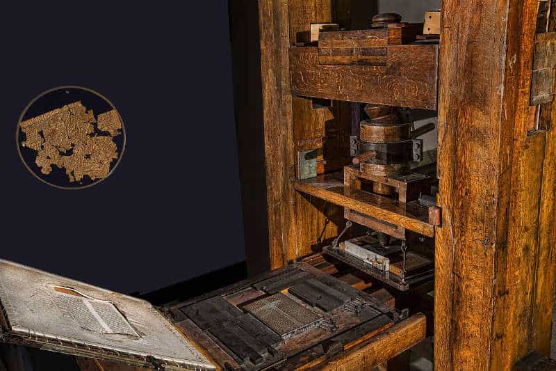 niemieckie wynalazki: maszyna drukarska gutenberga