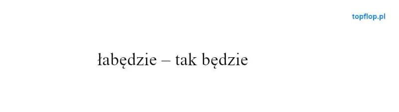 przykład rymów głębokich