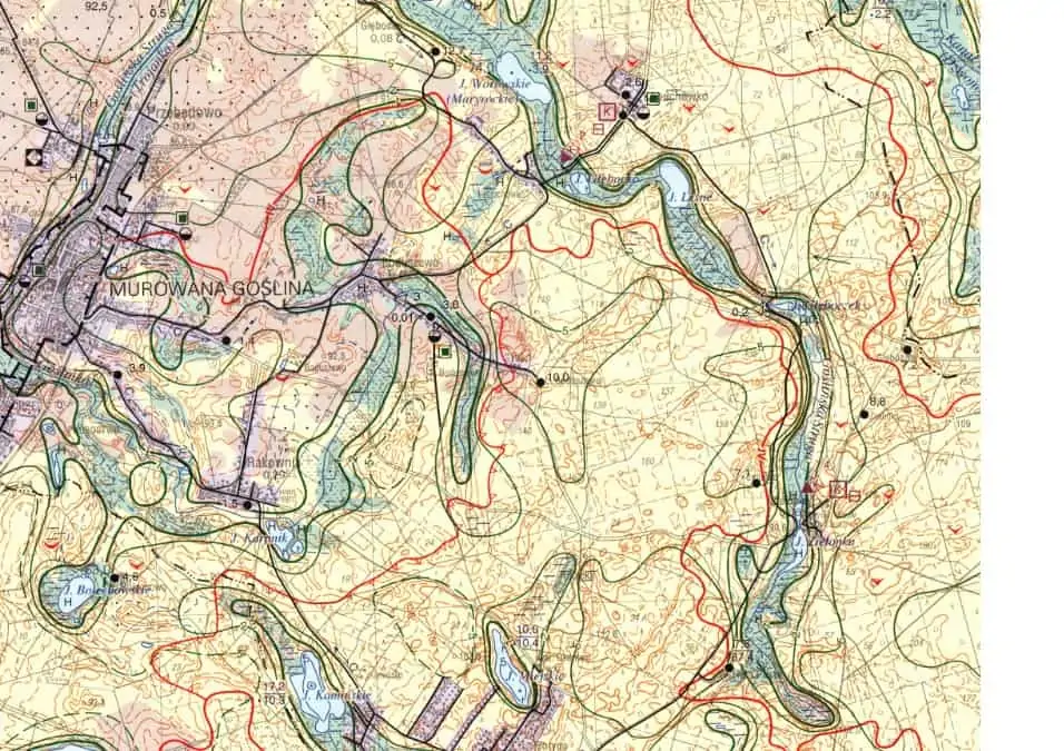 mapa hydrograficzna