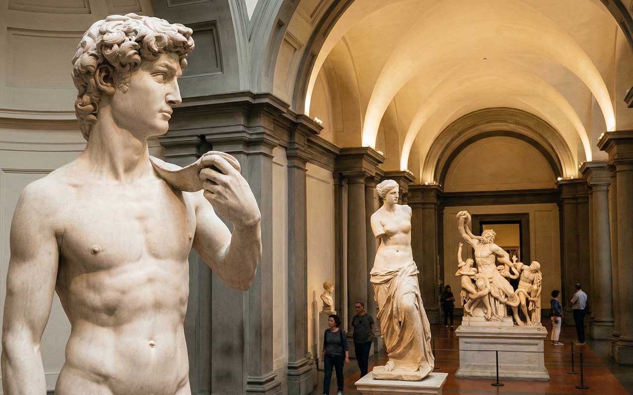 46 znane rzeźby z całego świata