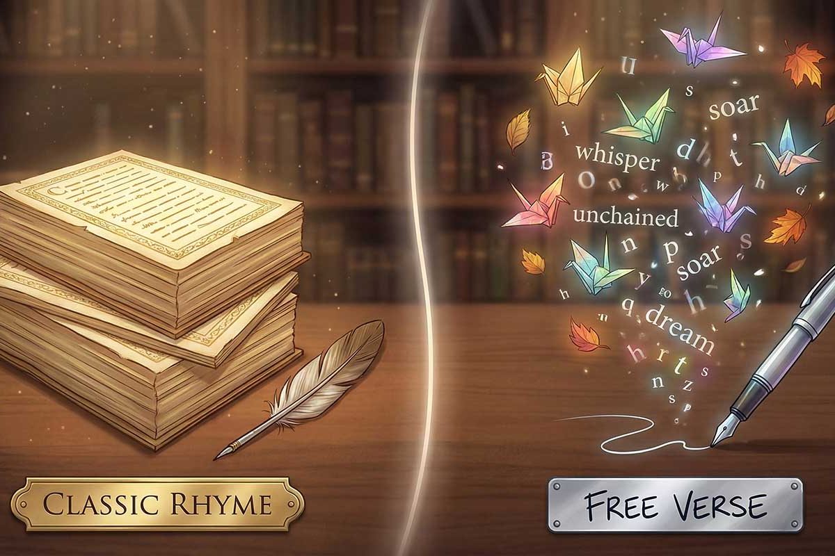 Rodzaje wierszy: przykłady, budowa, cechy