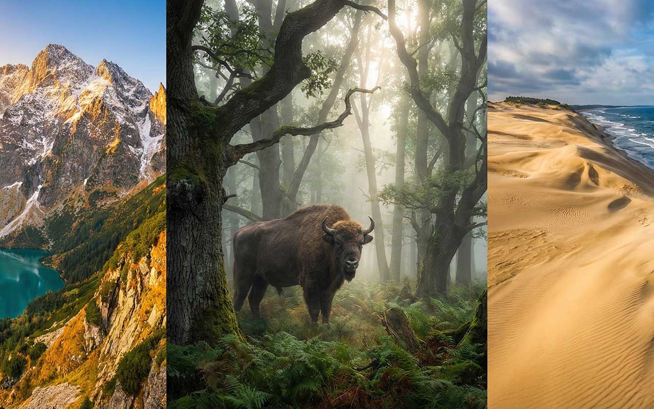 23 parki Narodowe w Polsce