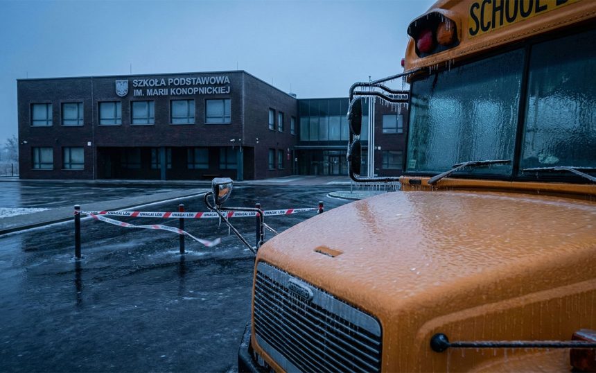 Lodowy paraliż oświaty: Tysiące uczniów zostało w domach. Raport z Wielkopolski i Pomorza Zachodniego