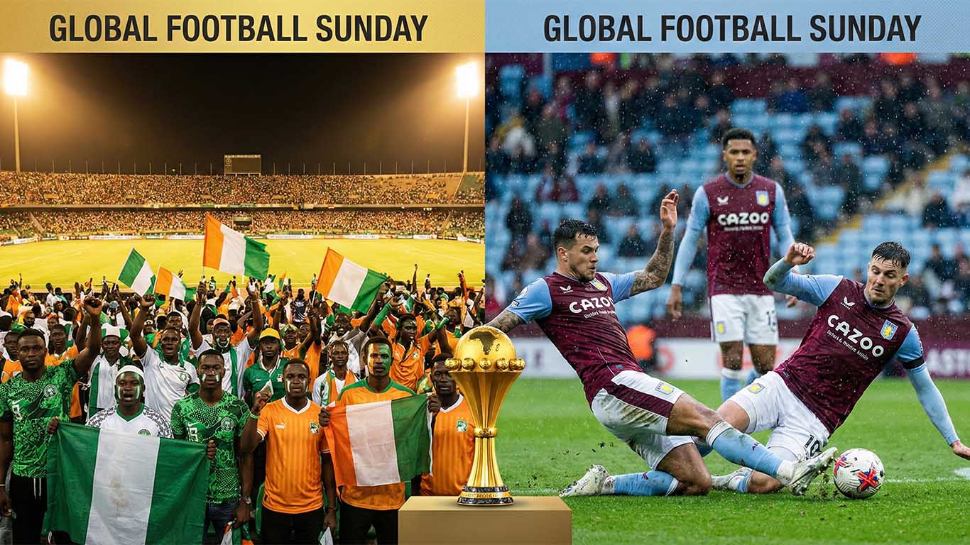 Gorączka Piłkarskiej Niedzieli: Od Finału w Afryce po Szlagiery Premier League i Serie A