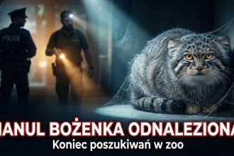 Szczęśliwy finał poszukiwań: Manul Bożenka z poznańskiego zoo bezpieczna w domu