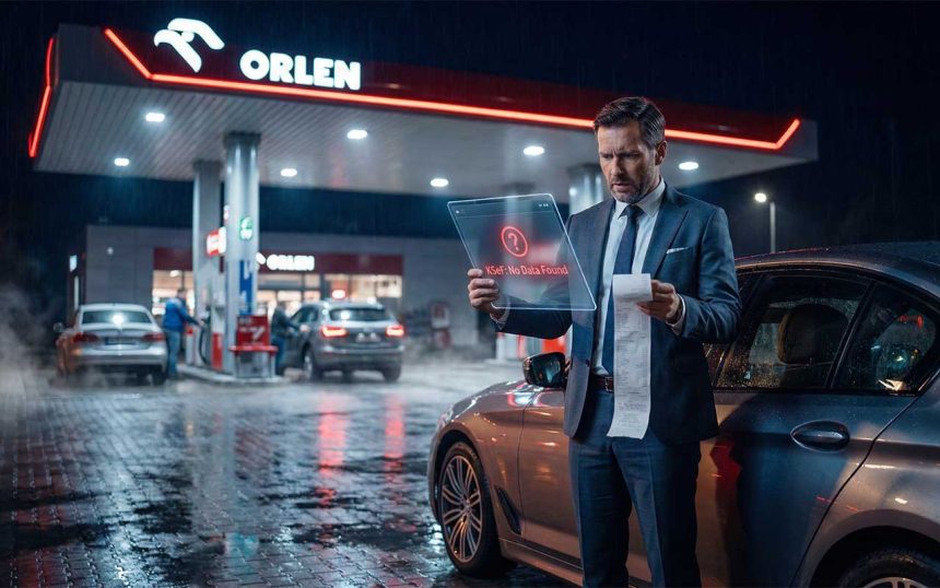 Chaos na stacjach w pierwszym dniu KSeF. Dlaczego Twoja faktura z Orlenu nie jest widoczna w systemie?