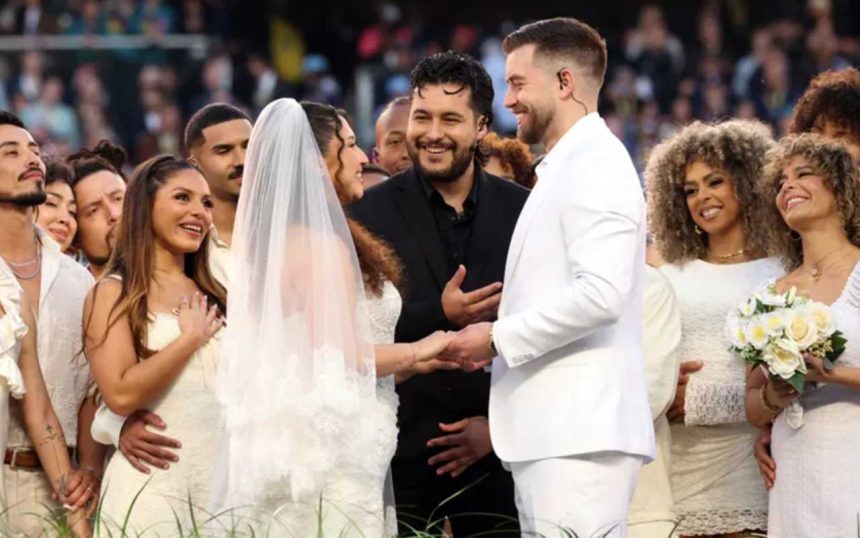 Ślub stulecia czy marketingowa mistyfikacja? Bad Bunny i Lady Gaga "pobrali się" na oczach milionów podczas Super Bowl 2026