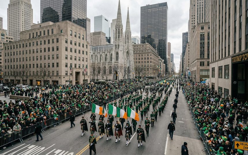 Parada z okazji Dnia Świętego Patryka 2026 w Nowym Jorku: Kompletny przewodnik po trasie, zamkniętych ulicach i chaosie komunikacyjnym