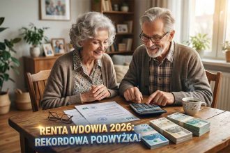 Ogromna niespodzianka dla seniorów: Renta wdowia po waloryzacji w 2026 roku robi wrażenie