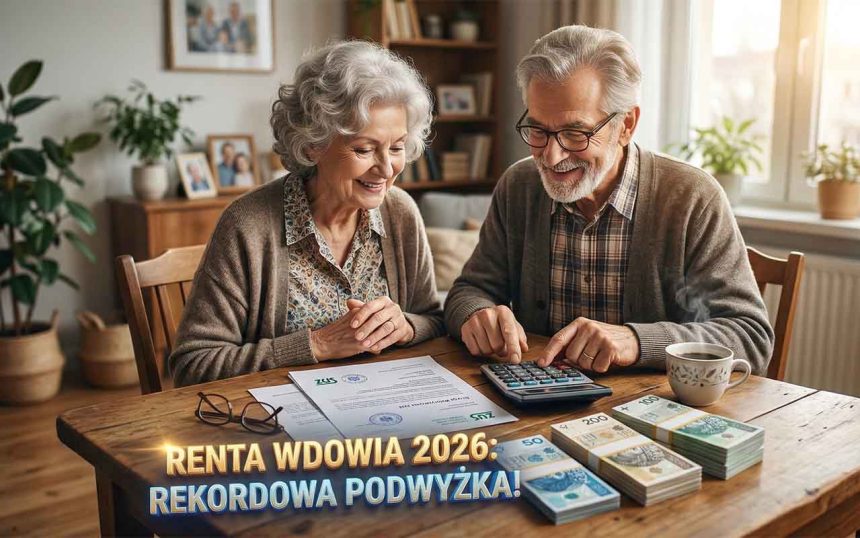 Ogromna niespodzianka dla seniorów: Renta wdowia po waloryzacji w 2026 roku robi wrażenie