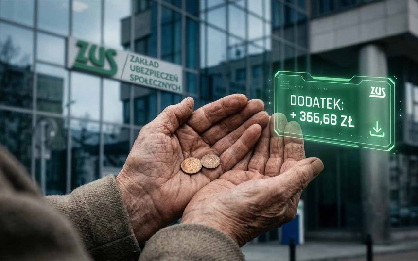 Szokujące Realia Systemu: Otrzymuje 2 Grosze Emerytury, ZUS Automatycznie Zwiększy Mu Przelew o Niemal 370 Złotych