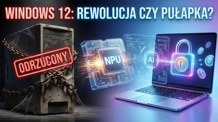Windows 12 zrewolucjonizuje rynek: Modułowy system, płatne AI i ostateczny cios dla starszych komputerów