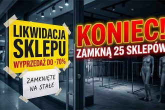 Upadek francuskiej sieci odzieżowej. Zamknięcie 25 sklepów w Polsce