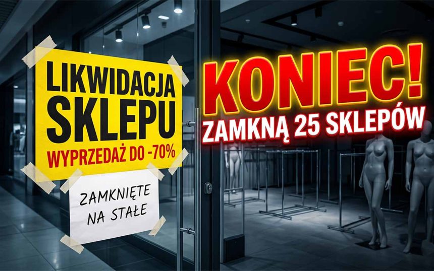 Upadek francuskiej sieci odzieżowej. Zamknięcie 25 sklepów w Polsce