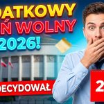 Wolne dni od pracy w 2026 roku: Rząd dorzucił kolejny dzień na odpoczynek