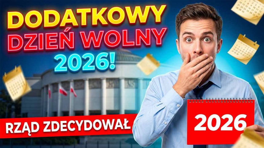 Wolne dni od pracy w 2026 roku: Rząd dorzucił kolejny dzień na odpoczynek