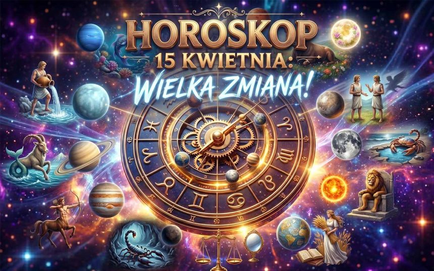 Horoskop na 15 kwietnia 2026: Wielka Transformacja i Kosmiczne Przesunięcie