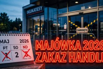 Harmonogram otwarcia sklepów podczas długiego weekendu majowego 2026