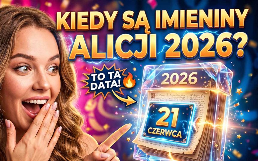 Kiedy obchodzimy imieniny Alicji w 2026 roku? Daty, życzenia i tajemnice imienia