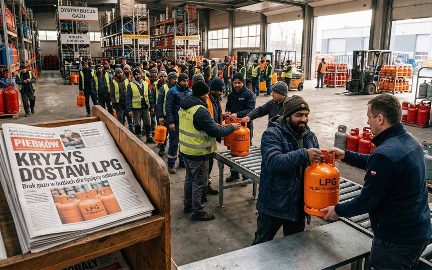 Kryzys Dostaw i Szybka Reakcja: Podwojenie Przydziału Butli LPG dla Pracowników Migrujących w Cieniu Wojny