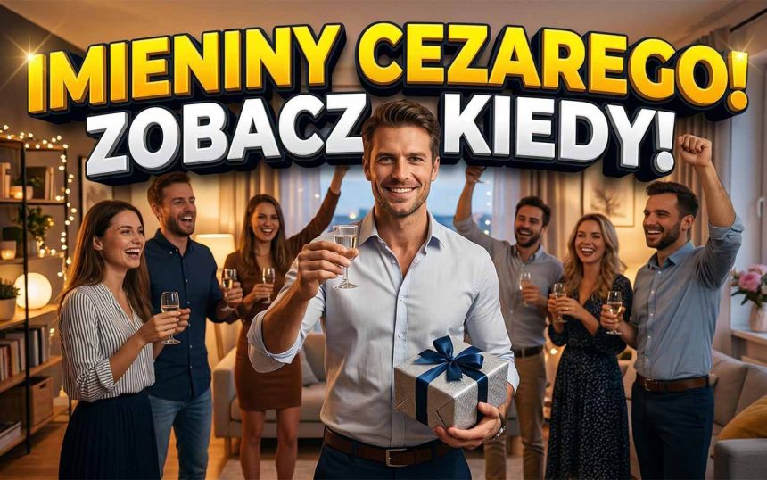 Imieniny Cezary 2026: Kiedy dokładnie świętujemy i jak sprawić solenizantowi radość?