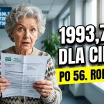 Świadczenie przedemerytalne 2026: Nowa kwota 1993,76 zł po 56. roku życia