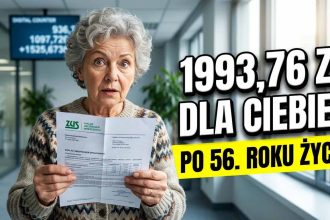 Świadczenie przedemerytalne 2026: Nowa kwota 1993,76 zł po 56. roku życia