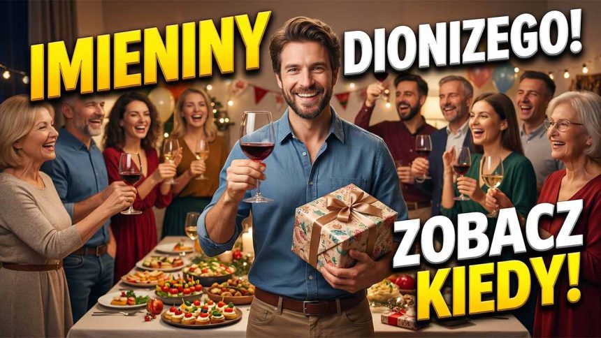 Imieniny Dionizego 2026: Kiedy świętujemy i jak sprawić solenizantowi radość?