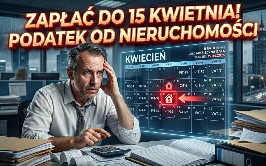 Ostatni dzwonek dla firm: Podatek od nieruchomości i leśny. Kluczowy termin upływa 15 kwietnia