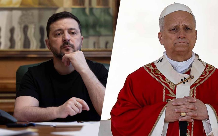 Dyplomacja w cieniu ataków: Prezydent Ukrainy i papież Leon XIV o poszukiwaniu pokoju