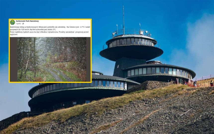 Zimowy Powrót w Karkonoszach: Kwiecień Przynosi Śnieg i Zagrożenie na Szlakach