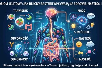 Mikrobiom jelitowy: jak biliony bakterii w twoich jelitach wpływają na zdrowie, nastrój i mózg