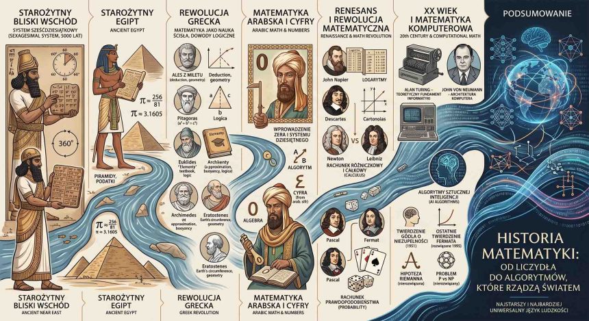 Historia matematyki: od liczydła do algorytmów, które rządzą światem