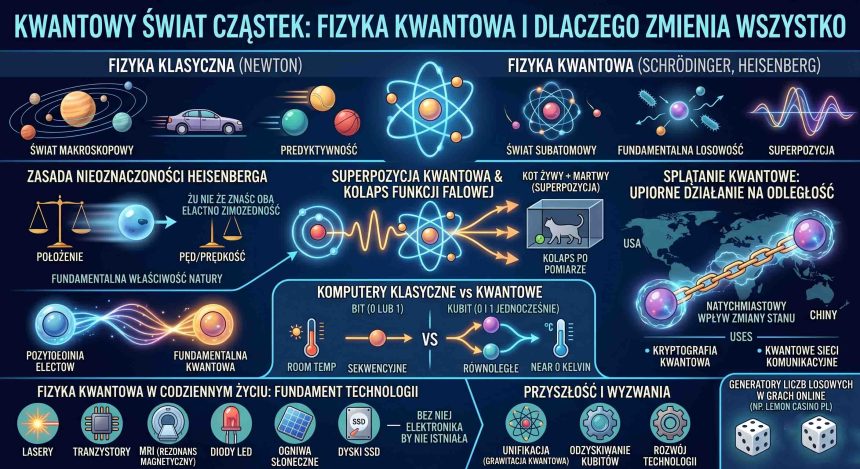 Kwantowy świat cząstek: czym jest fizyka kwantowa i dlaczego zmienia wszystko