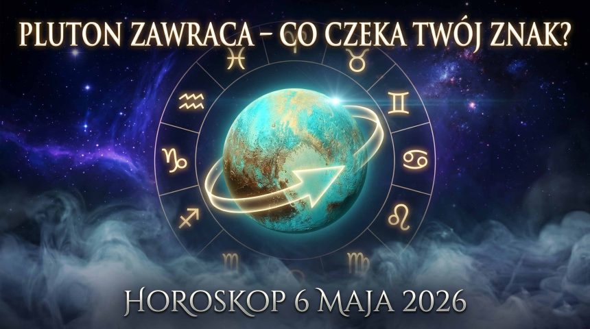 Horoskop na 6 maja 2026: Pluton zawraca bieg – kosmiczny punkt zwrotny, który wstrząśnie każdym znakiem zodiaku