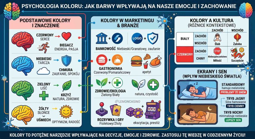 Psychologia koloru: jak barwy wpływają na nasze emocje i zachowanie