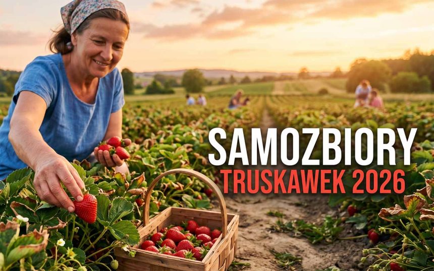 Samozbiory truskawek: Ratunek dla plantatorów po drastycznych anomaliach pogodowych
