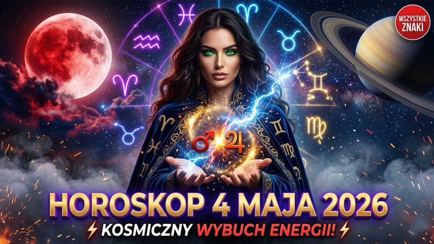 Horoskop dzienny 4 maja 2026: kosmiczny wybuch energii zaskoczy każdy znak zodiaku