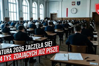 Matura 2026 z języka polskiego: start 4 maja, 344 tys. zdających na linii