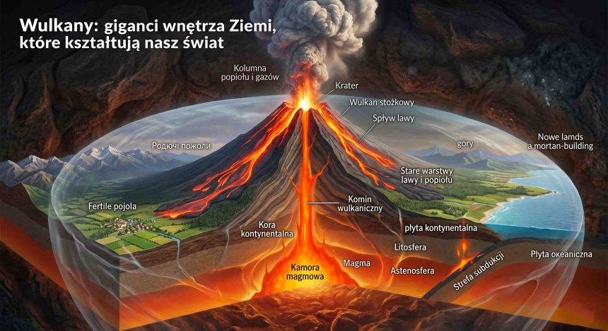 Wulkany: giganci wnętrza Ziemi, które kształtują nasz świat