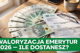 Waloryzacja emerytur 2026 – ile wyniosła podwyżka i komu przysługuje?