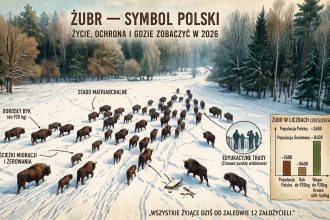 Żubr — symbol Polski: Życie, ochrona i gdzie zobaczyć w 2026