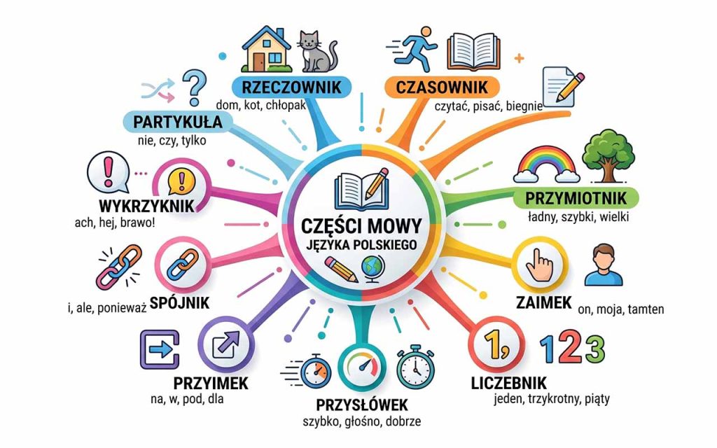 Części mowy w języku polskim: Kompletny przewodnik z przykładami