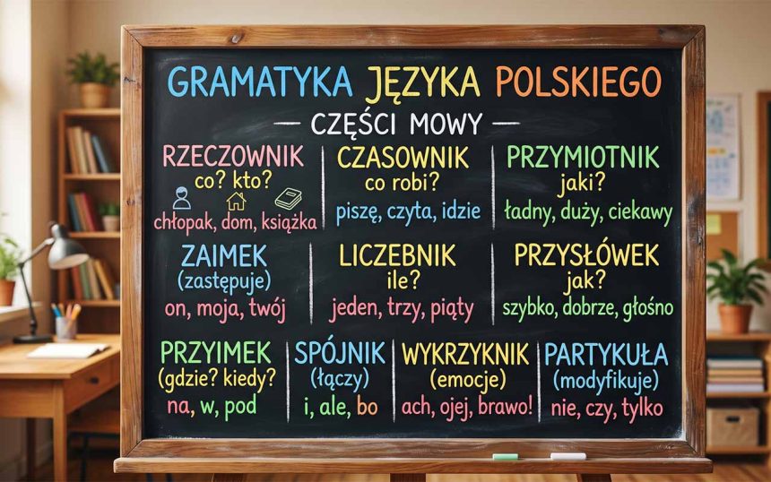 Części mowy w języku polskim: Kompletny przewodnik z przykładami