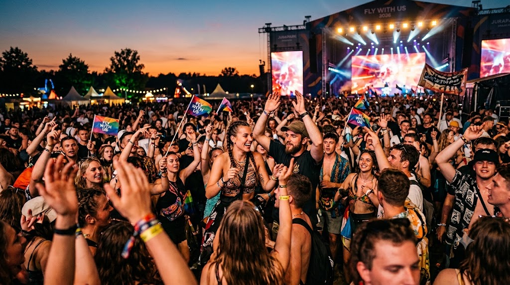 Fly With Us Festival 2026: line-up, godziny koncertów, bilety i dojazd do Krasiejowa