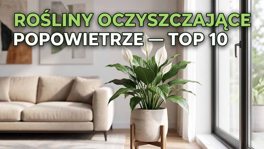 Rośliny oczyszczające powietrze w domu: Top 10 gatunków i pielęgnacja