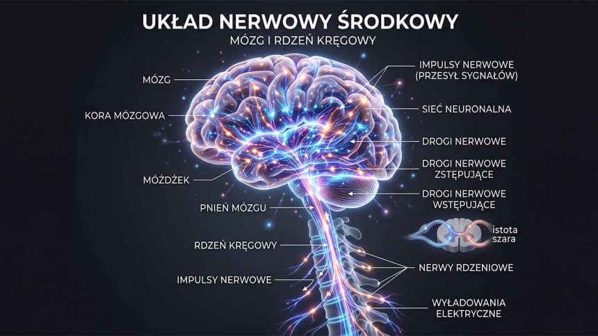 Układ nerwowy – mózg, neurony, odruchy