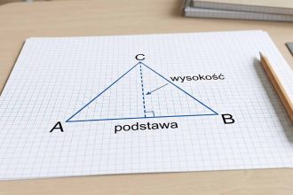 Pole trójkąta – wszystkie wzory i przykłady