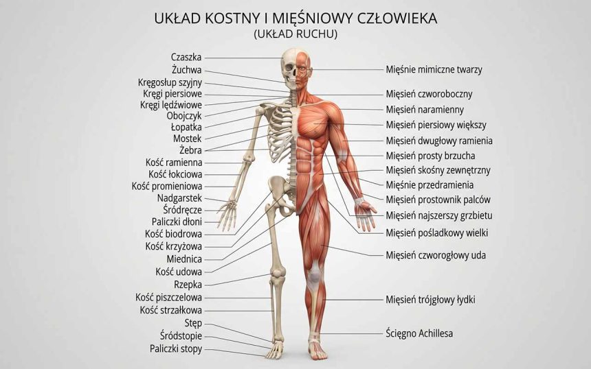 Układ kostny i mięśniowy – budowa i funkcje