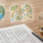 Krzyżówki „Geografia" online — 3 poziomy z odpowiedziami